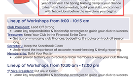 5M6 Club Officer Training