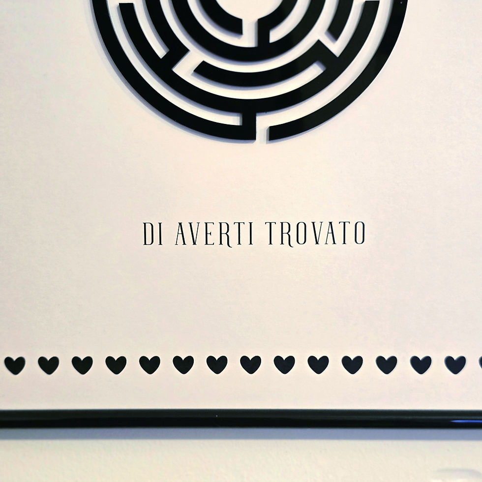 Miniatura: Quadro labirinto tondo