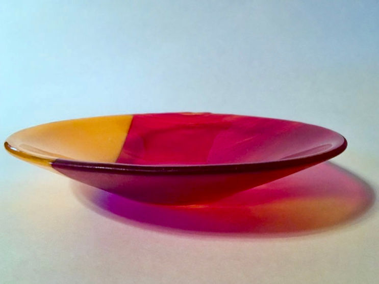 "Fire" by Blazing Star Arts Fused Glass: luminosity and depth that only glass can achieve.