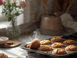 Einkorn Carrot Coconut Muffins: A Soft Place to Land