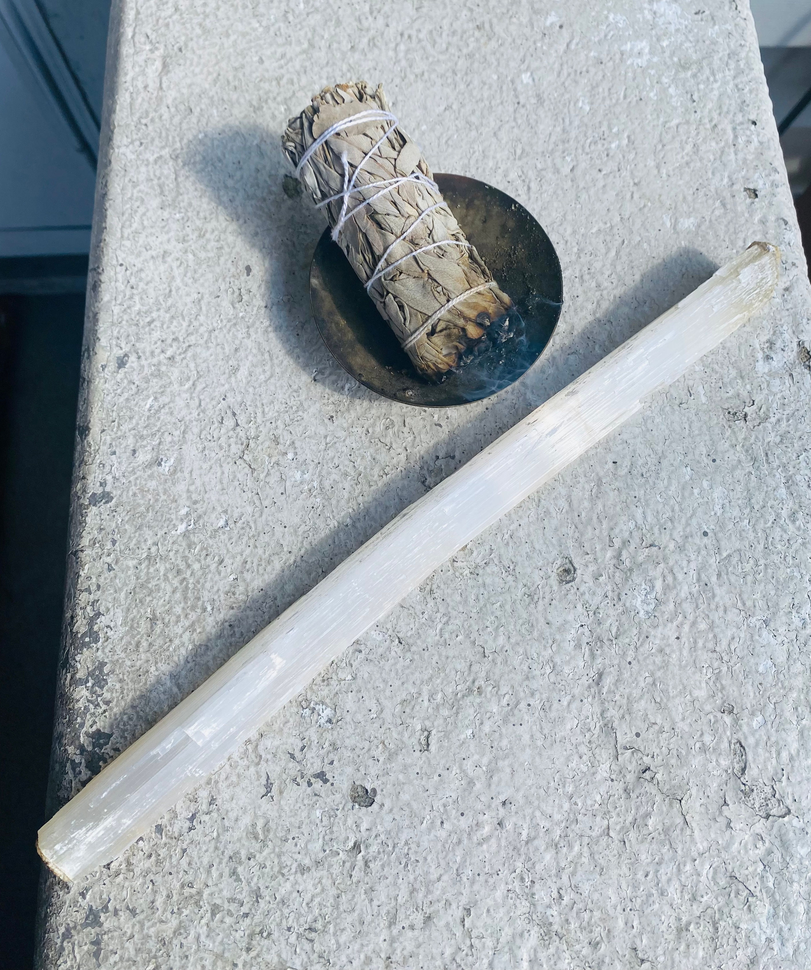 Selenite Wand