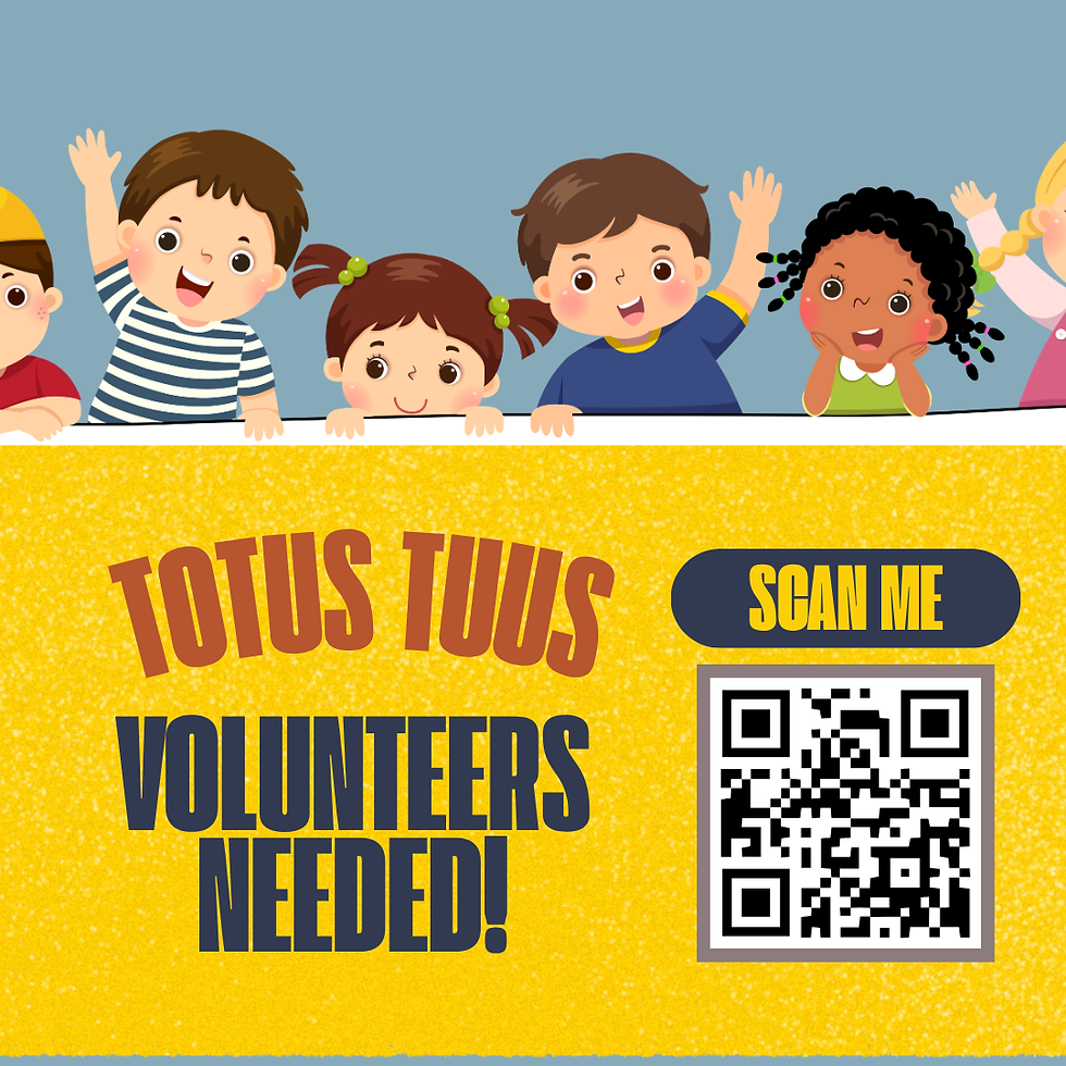 Volunteer now for Totus Tuus!