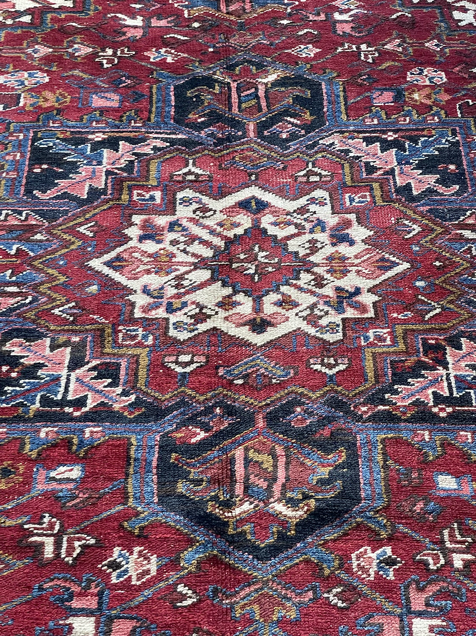 Thumbnail: Vintage Heriz Carpet