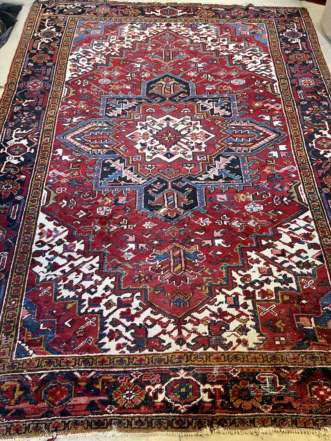Vintage Heriz Carpet
