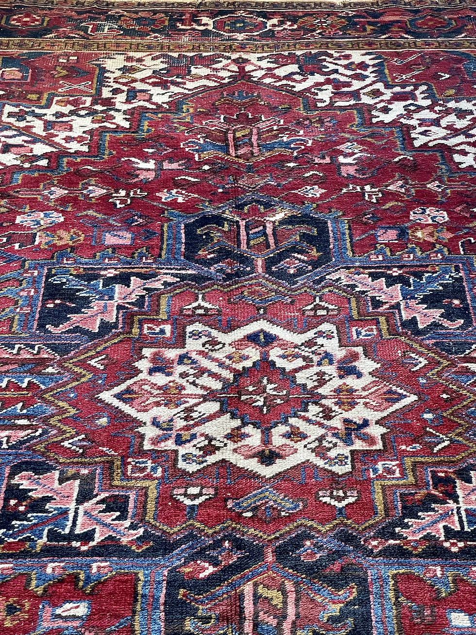 Thumbnail: Vintage Heriz Carpet
