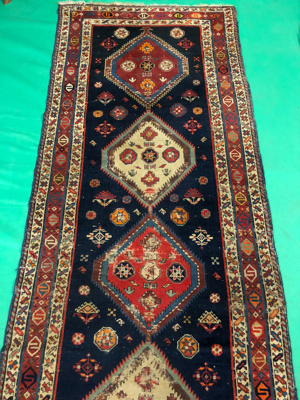Thumbnail: Antique vintage aged Caucasian runner 