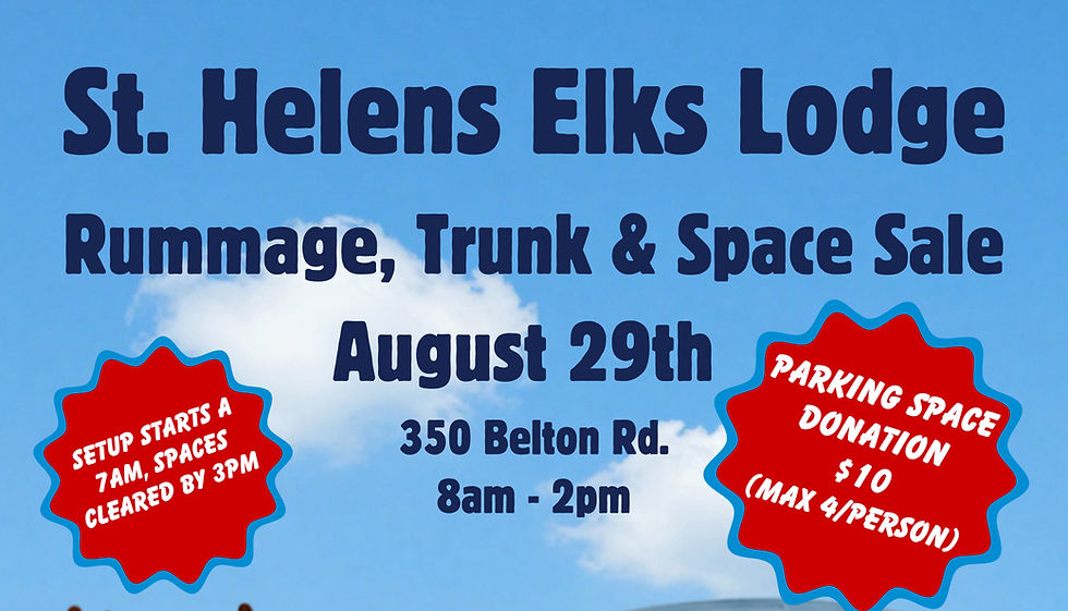 Rummage, Trunk & Space Sale