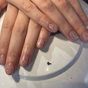 nails, glitter nails, nail polish, manicure, shellac nails