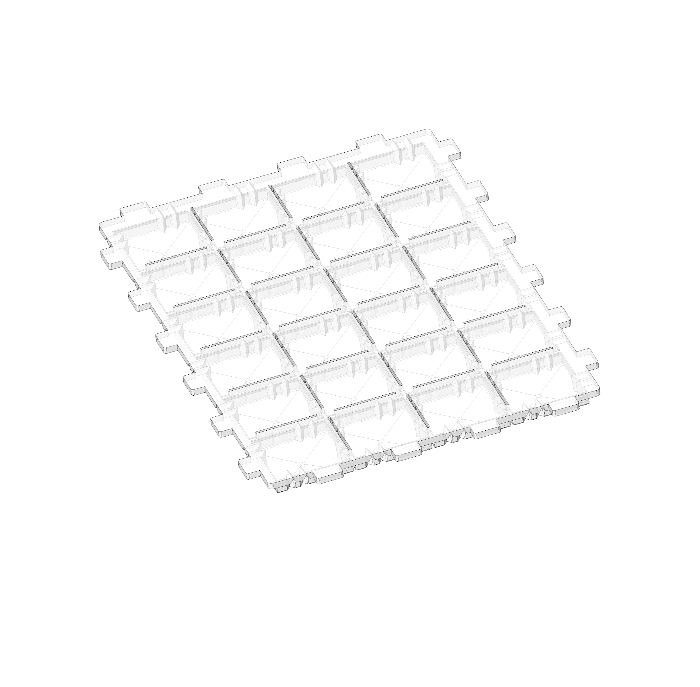 MWellGX Breathable 24-Well-Square Clear with Tabs for Cytiva (pack of 10)