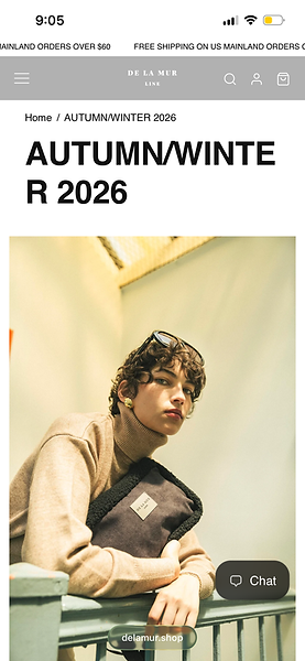 De La Mur Editorial Brand Campaign