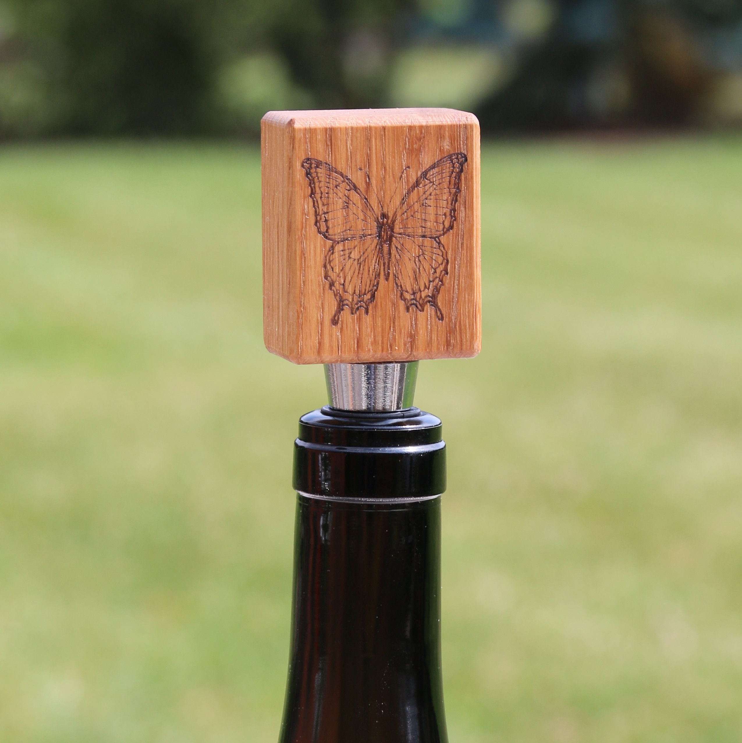Bottle Stopper - Style 2 - Butterfly Design