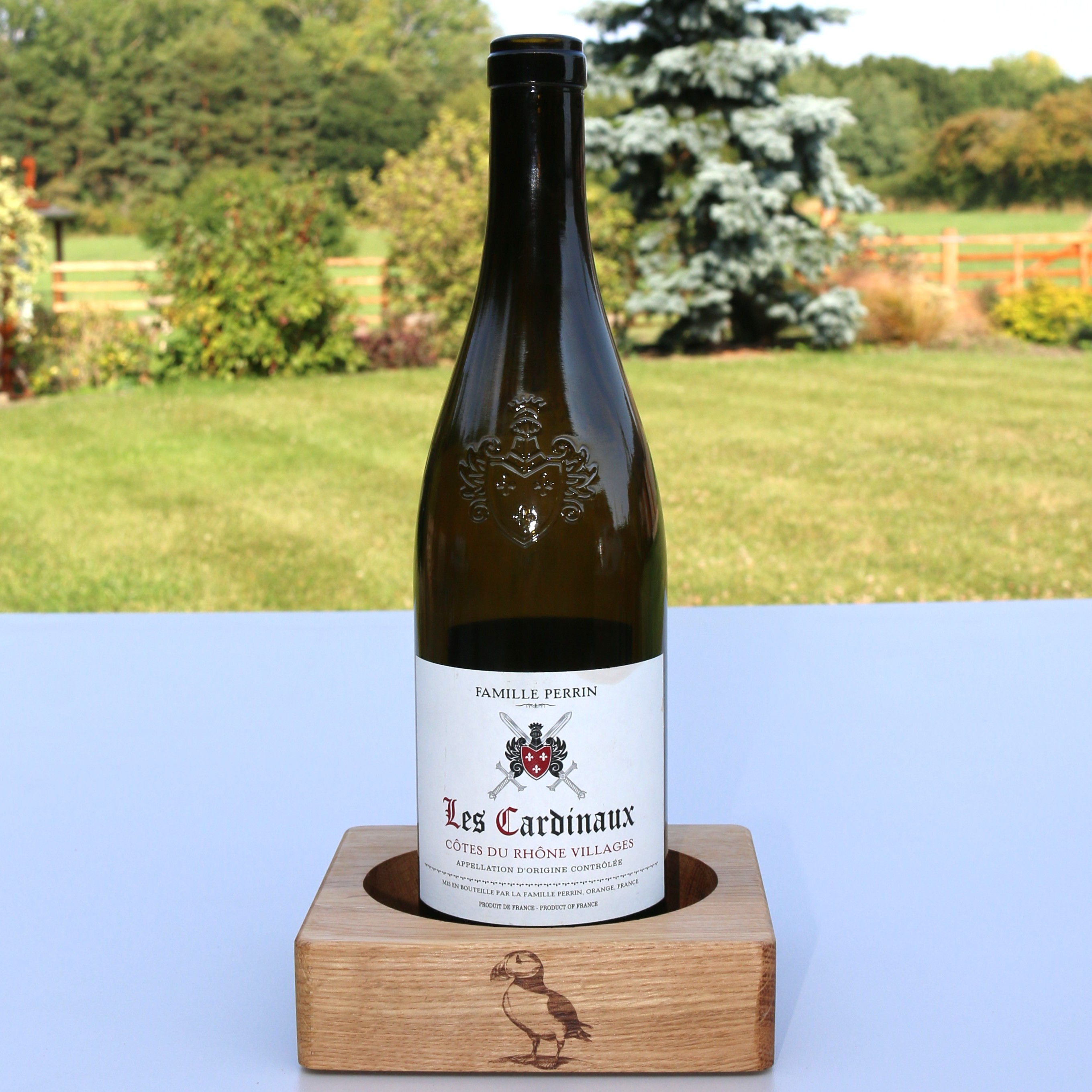 Bottle Coaster - Puffin Design