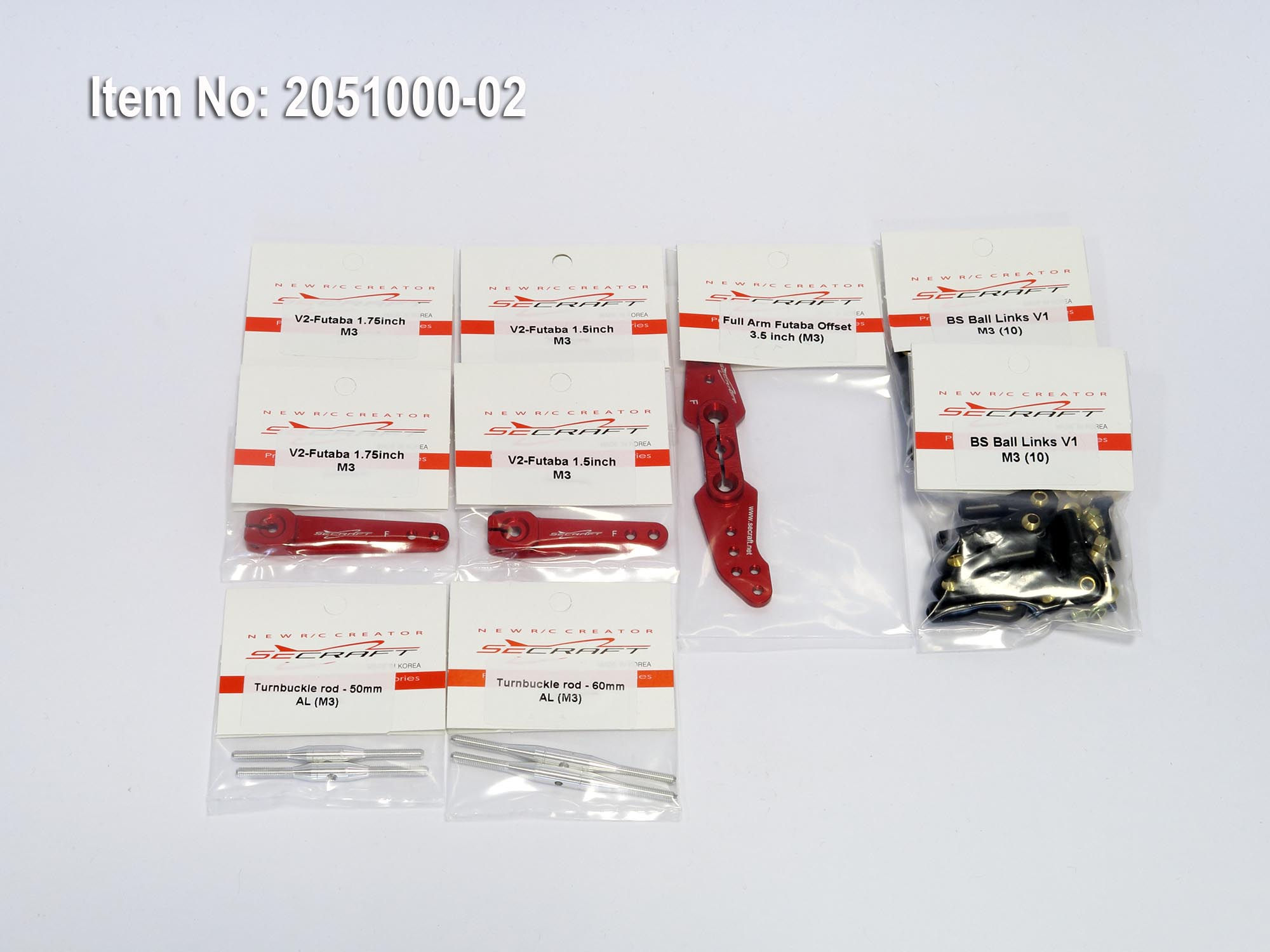 SECRAFT kit Y28 for Futaba servos