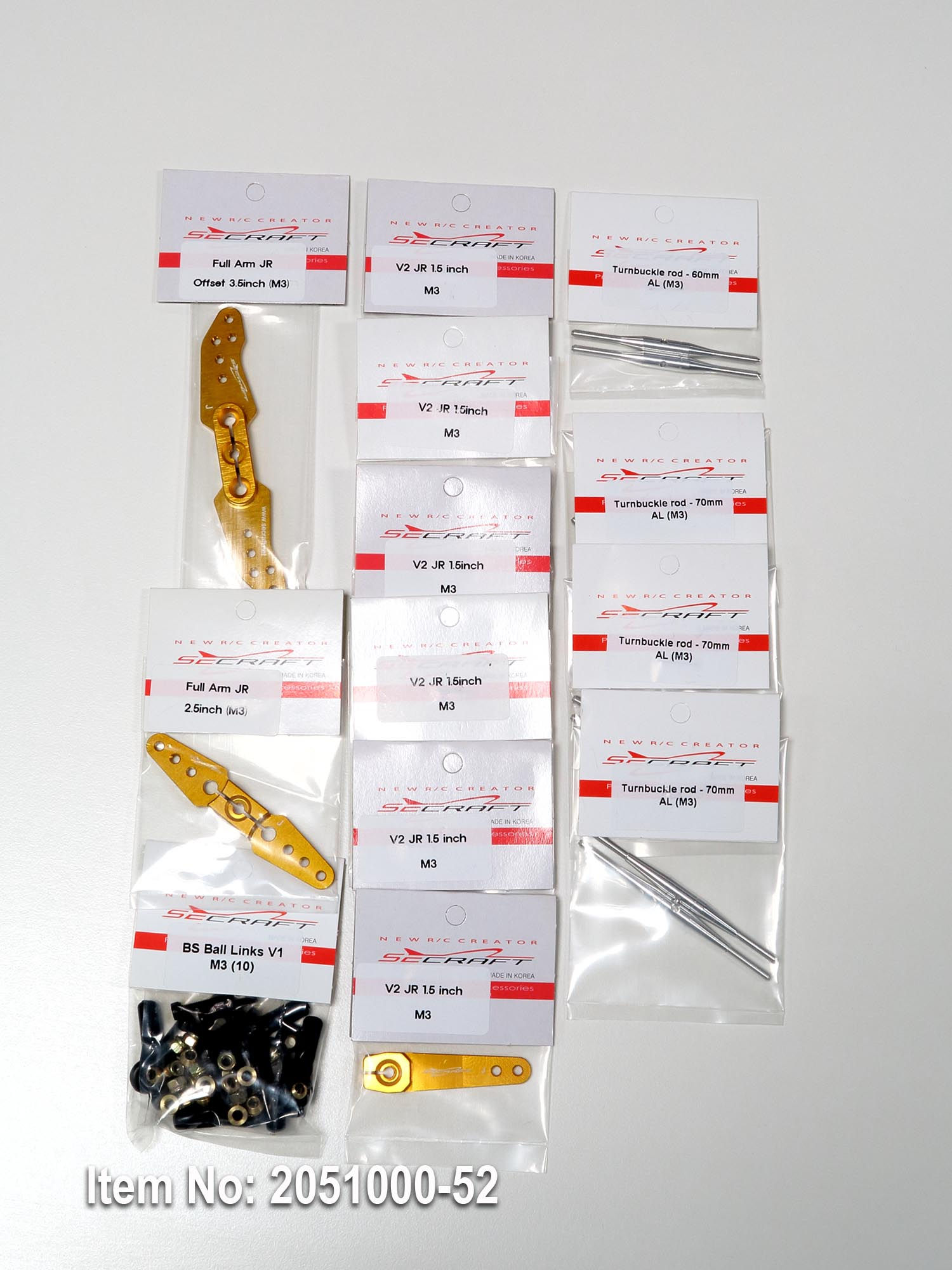 SECRAFT kit ULT Mk2 for JR servos