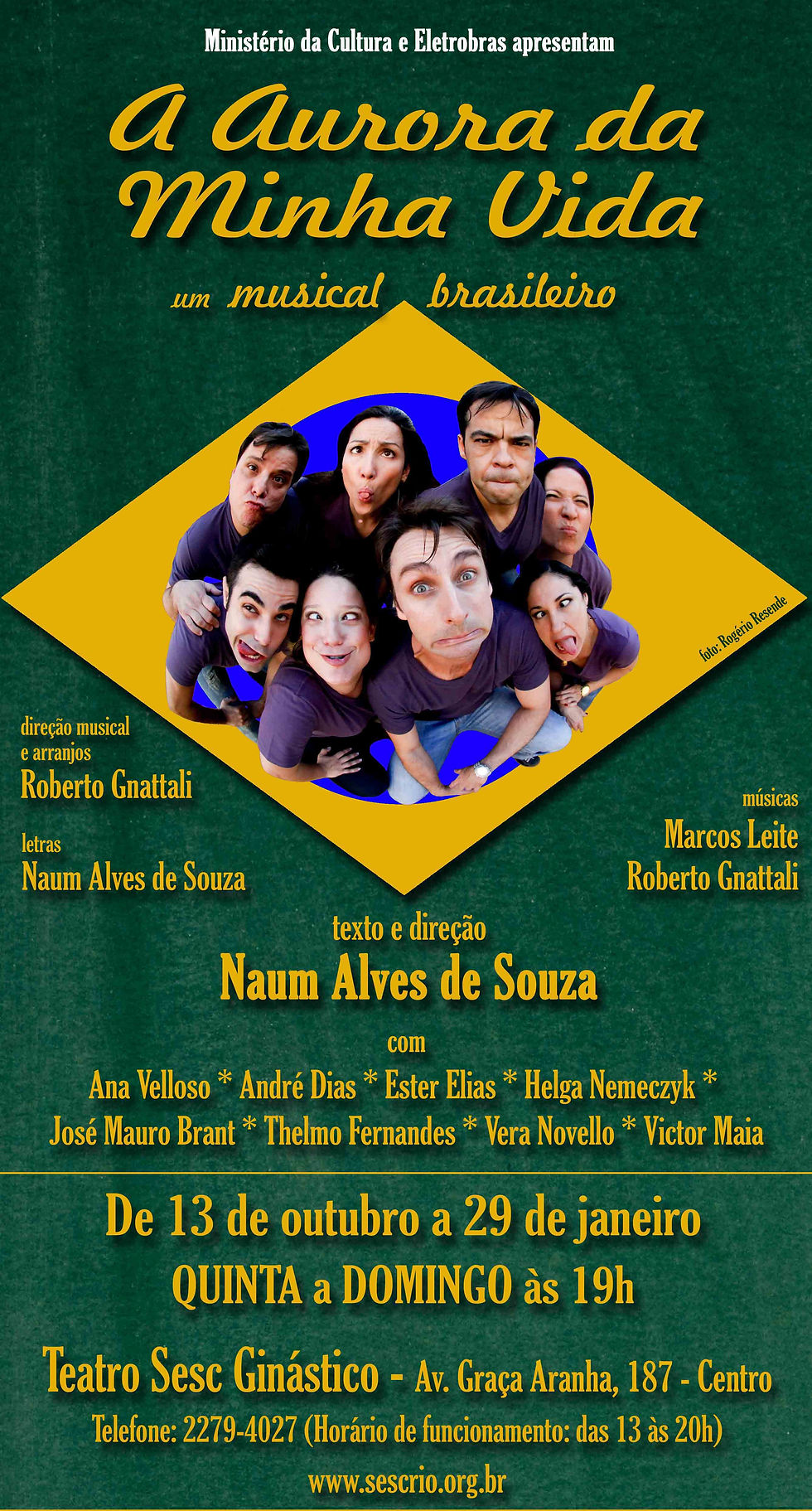 A AURORA DA MINHA VIDA, O MUSICAL