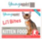 Young Again Lil' Bytes kitten food.