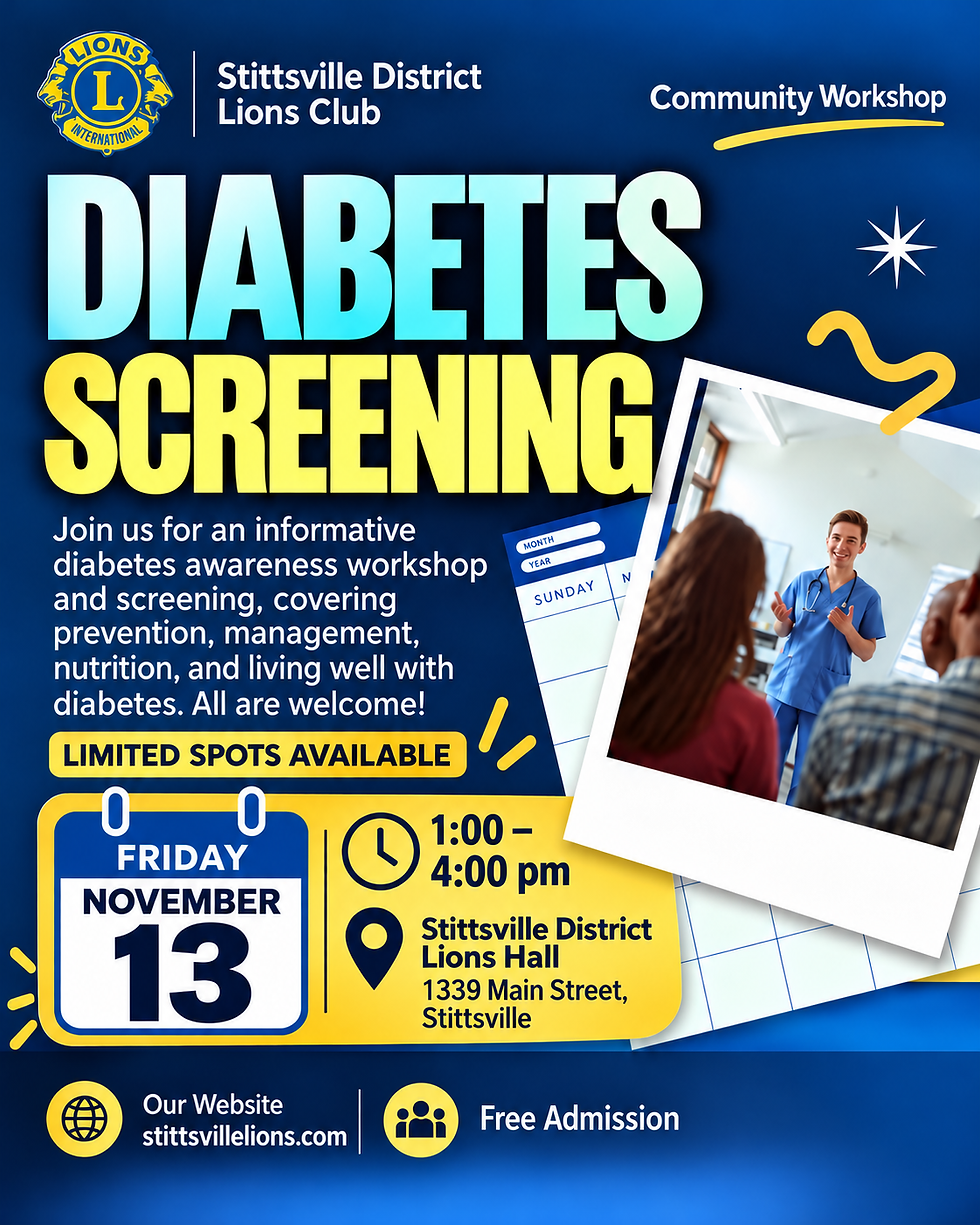 FREE Diabetes & Health Screening