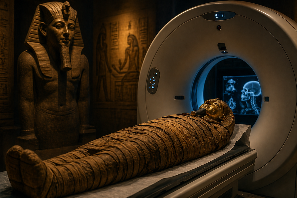 The Electronic Eye of the Kings: When Science Awakened the Pharaohs