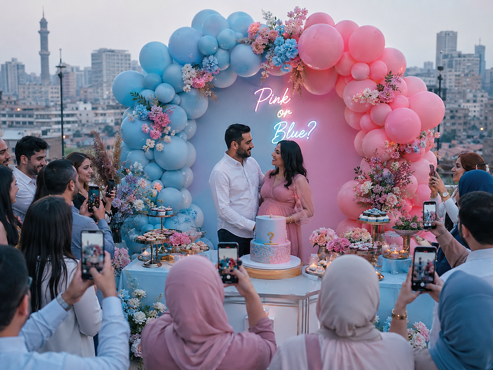 Pink or Blue? Inside Egypt’s Gender Reveal Trend