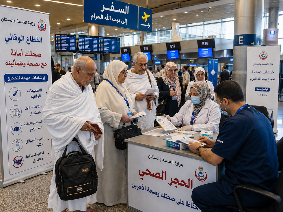 Egypt Secures Health Gateways to Protect Departing Hajj Pilgrims