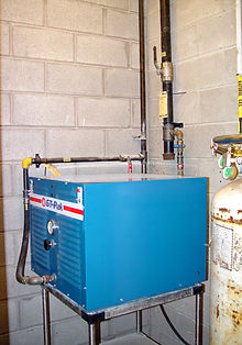 Natural gas pressure booster at Sheridan College