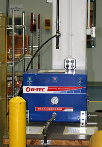 Natural Gas Torch Booster are installed indoors where natural gas will be used.