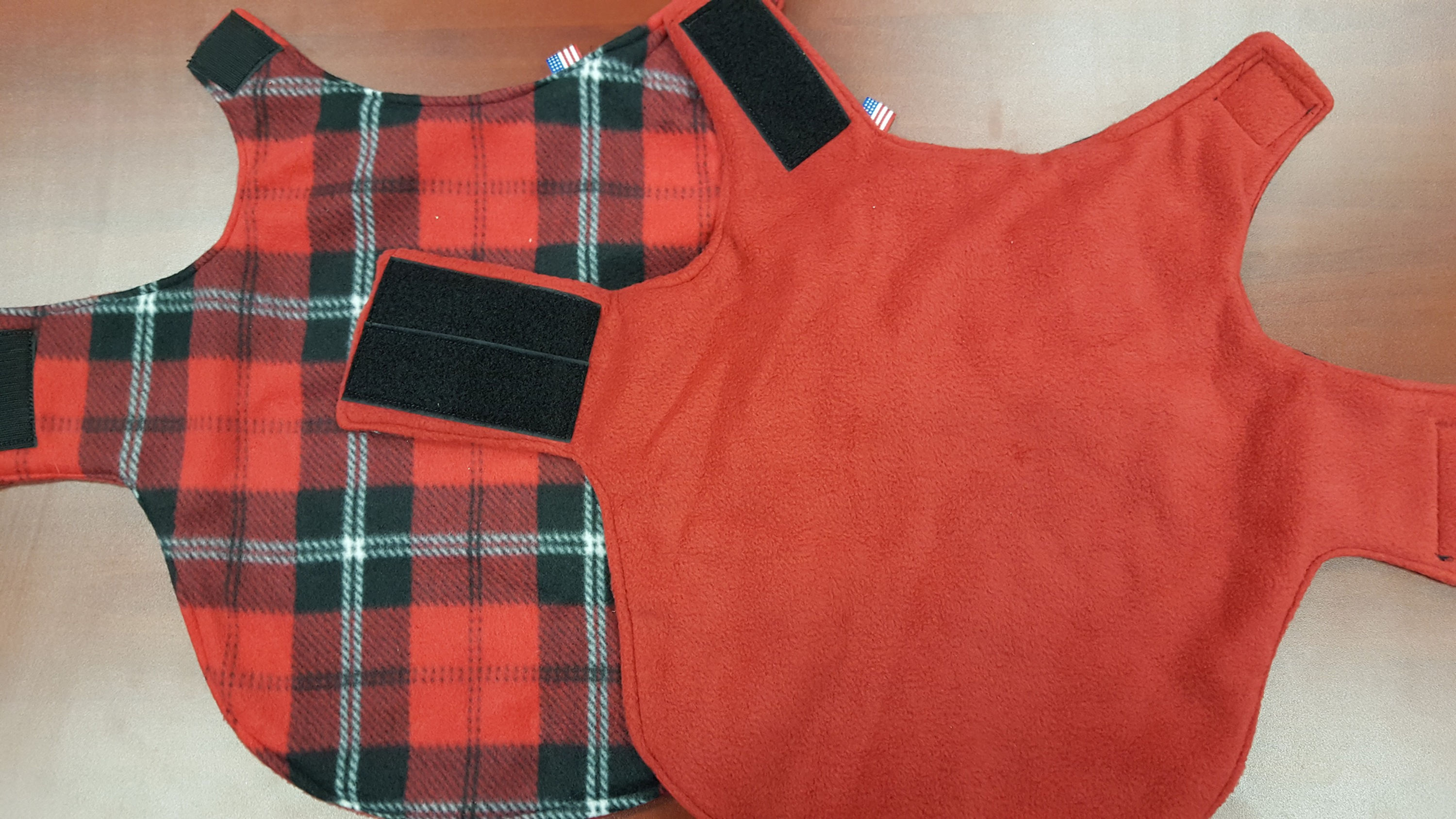 Red Checker/ Red Fleece