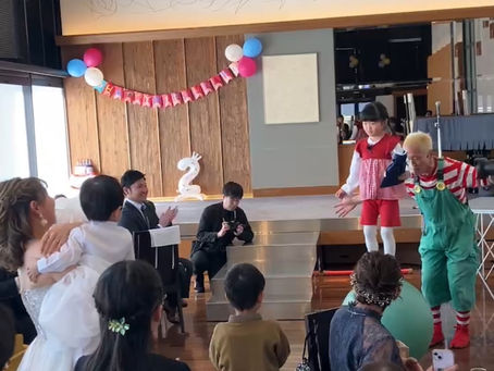 結婚式場にて