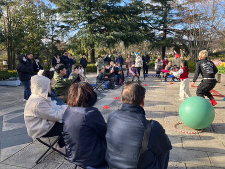 テーマパークにて