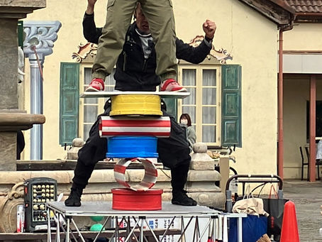 テーマパークにて