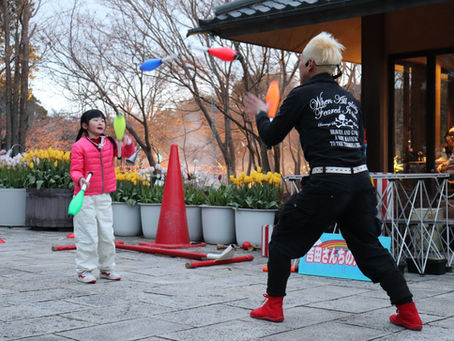 テーマパークにて