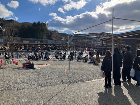 リゾート施設にて