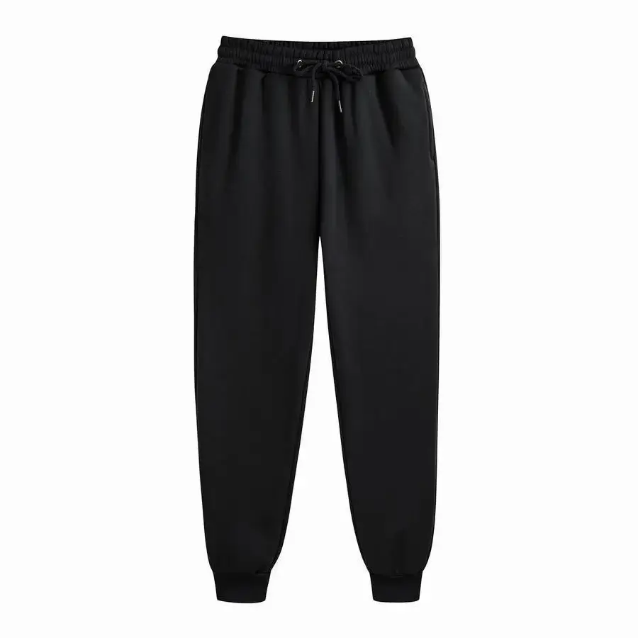 Thumbnail: Men's Sweatpants Spring Autumn Fleece Pants Sport Long Pants Casual Drawstring