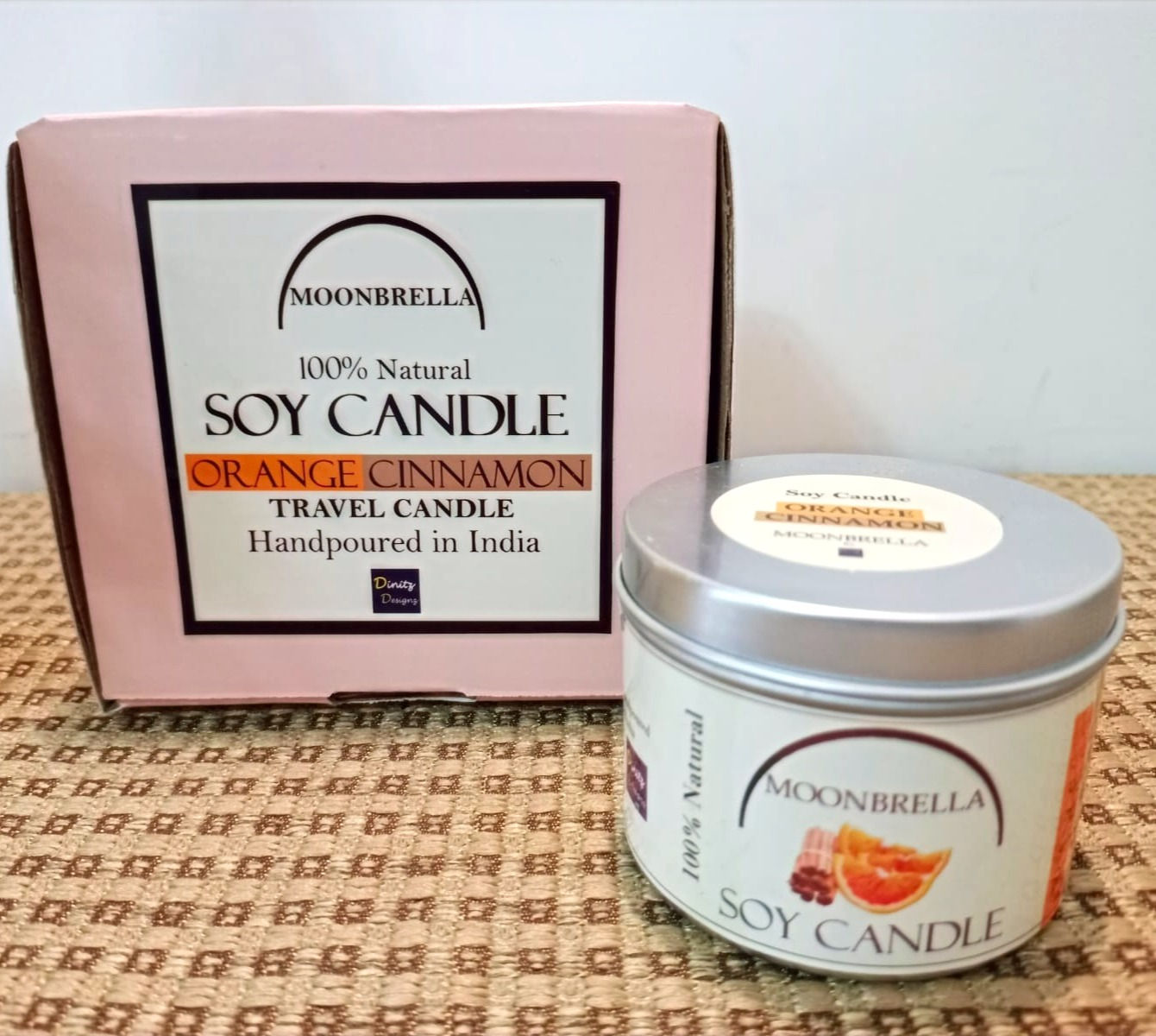 Fragranced Soy wax Travel Tin Candles