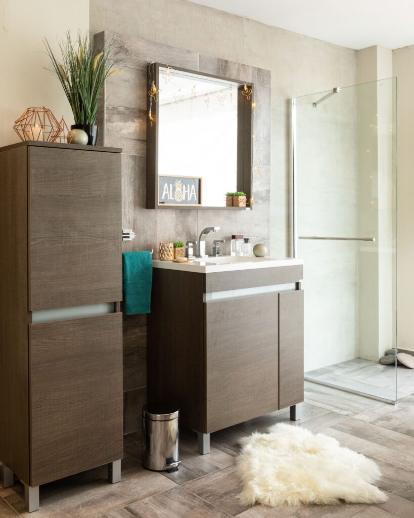 Duchas integradas.