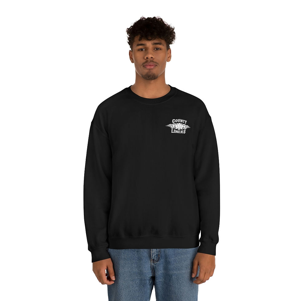 Thumbnail: Unisex Heavy Blend™ Crewneck Sweatshirt - Small front logo