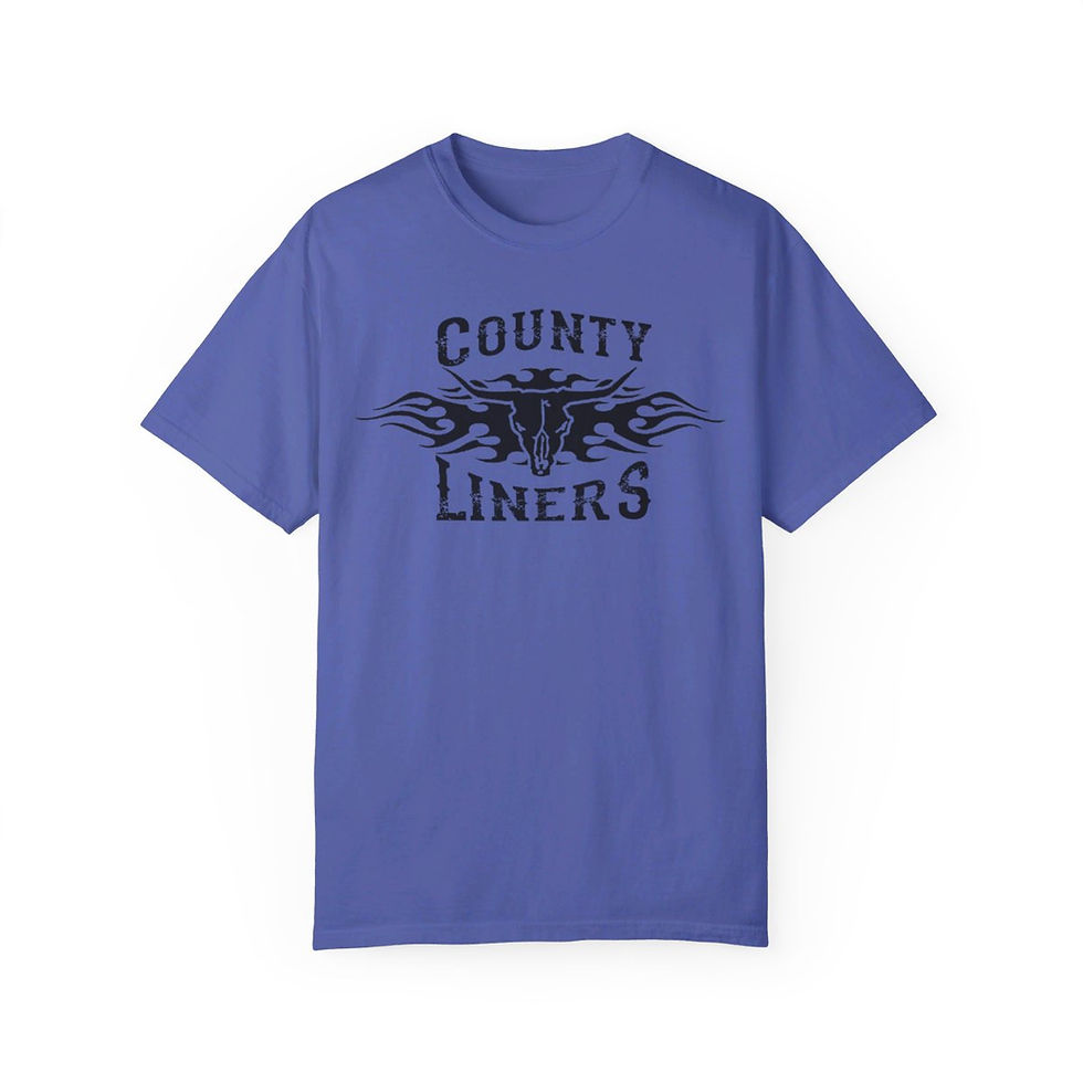 Thumbnail: Unisex Garment-Dyed T-shirt - Large front logo