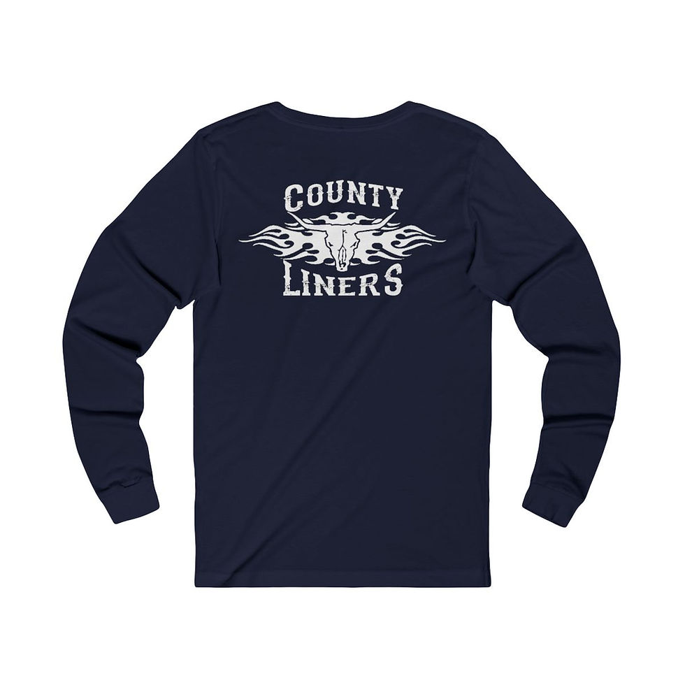 Thumbnail: Ultra Cotton Long Sleeve Tee - Small front and Large Back logo