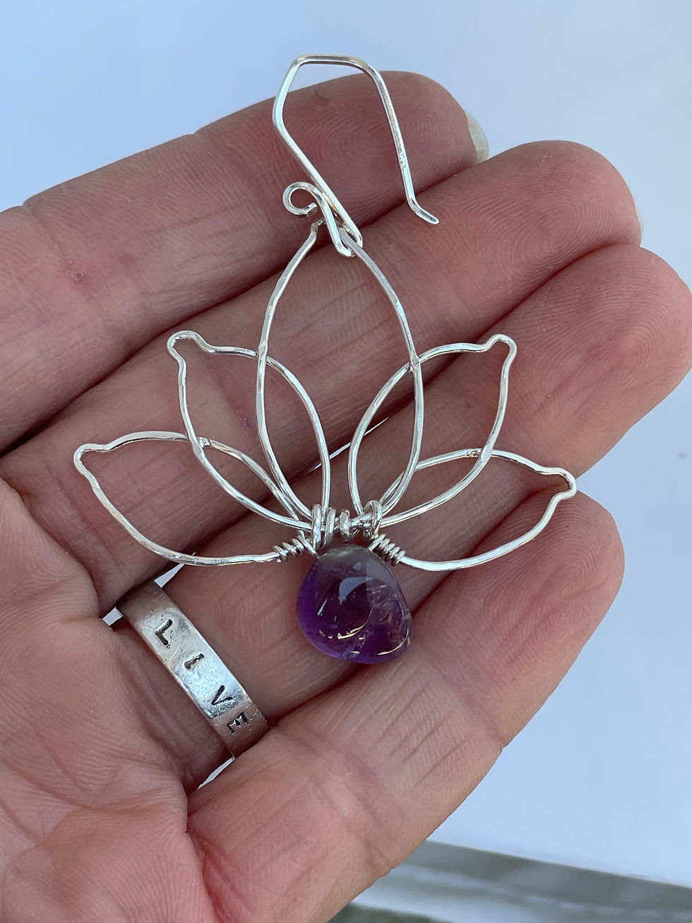 Thumbnail: Lotus Flower Earrings