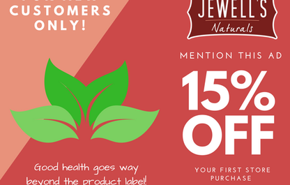 Jewell's Naturals New Customer Offer