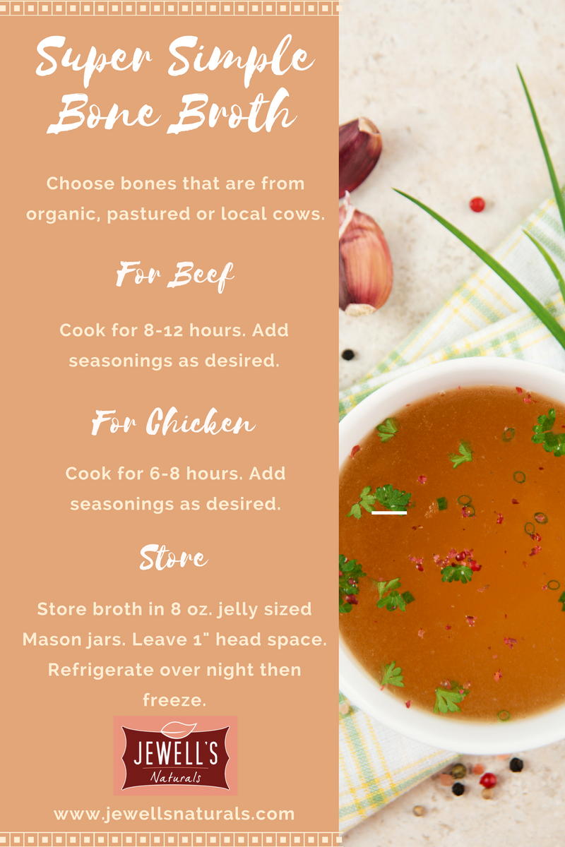 Bone Broth Recipe Infographic