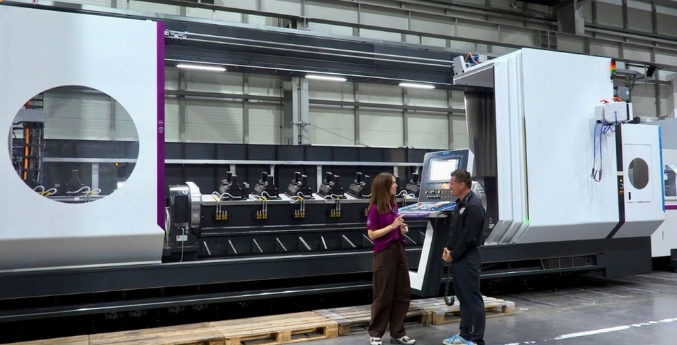 Tony Gunn exploring advanced machining centers across Europe