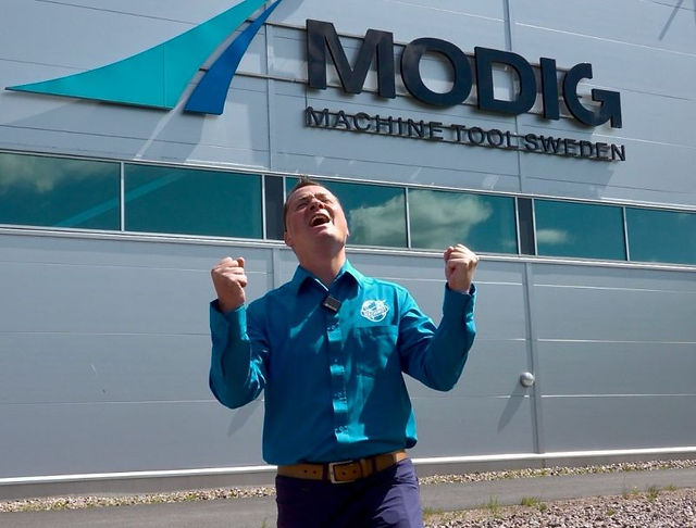 Tony Gunn exploring advanced machining centers across Europe