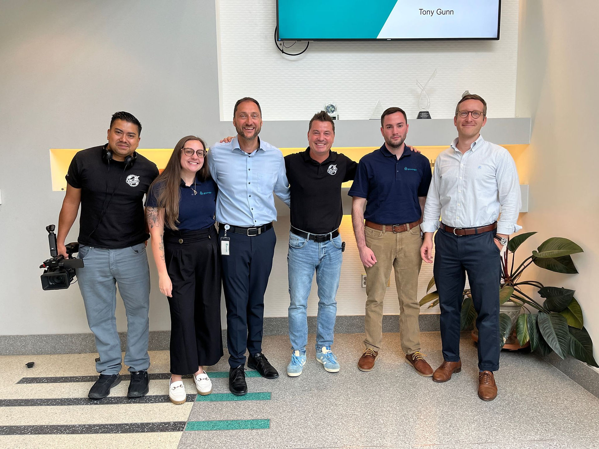 Tony Gunn exploring American manufacturing innovation at groninger USA and Danville Virginia
