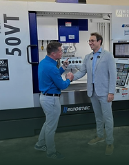 Tony Gunn conducting a live interview with a manufacturing industry expert