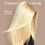 Thumbnail: 4"x4" STRAIGHT LACE CLOSURE [613 BLONDE]