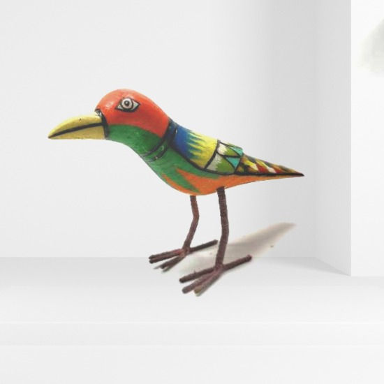 Thumbnail: Wooden Bird Coloured