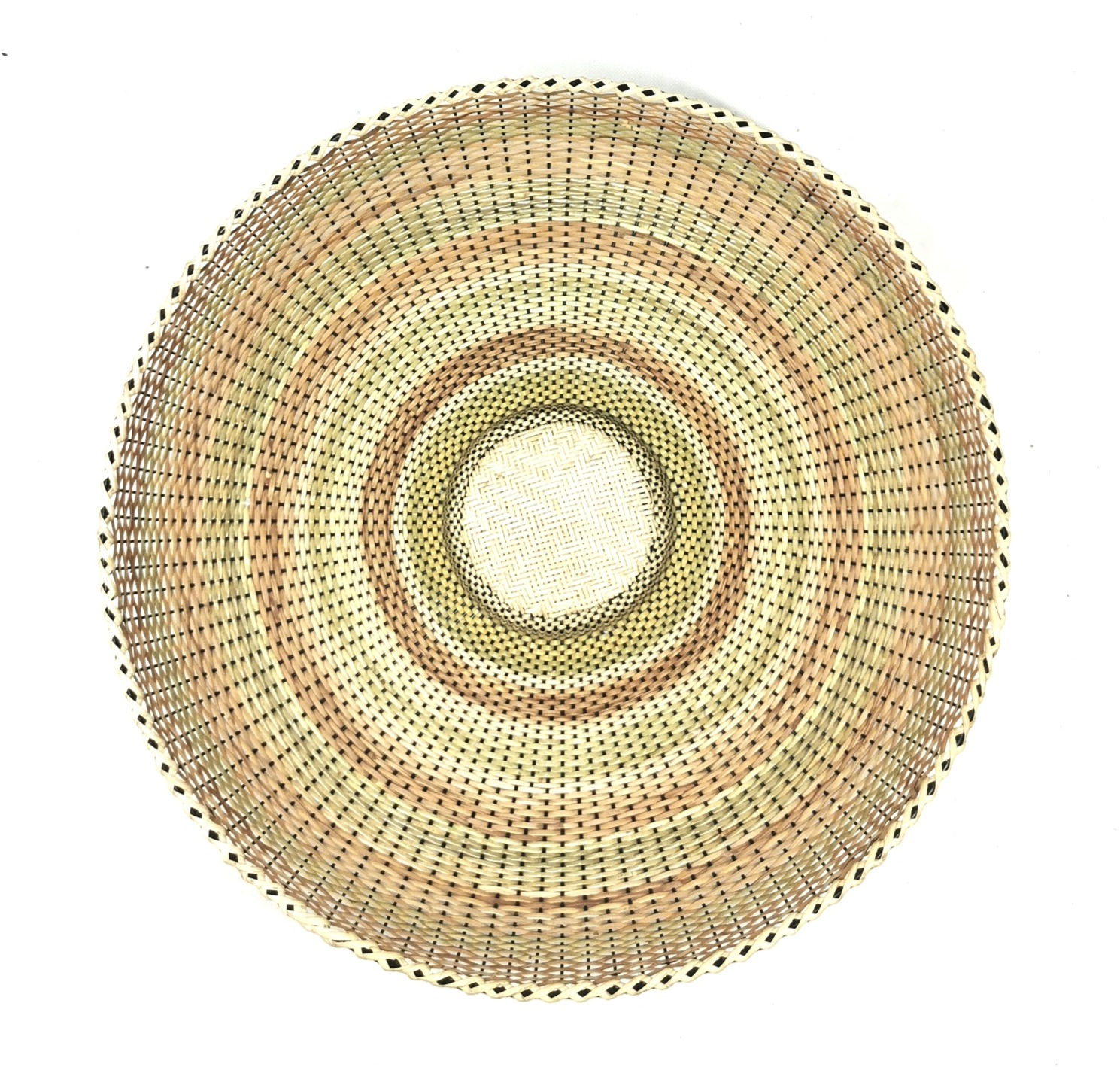 Rattan Fan Tray 17" (line)