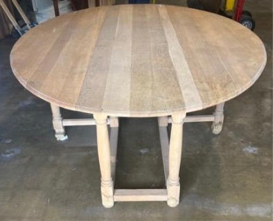 ANTIQUE FRENCH OVAL OAK FOLDING - SOURCED FROM FRANCE TABLE - BRAND NEW