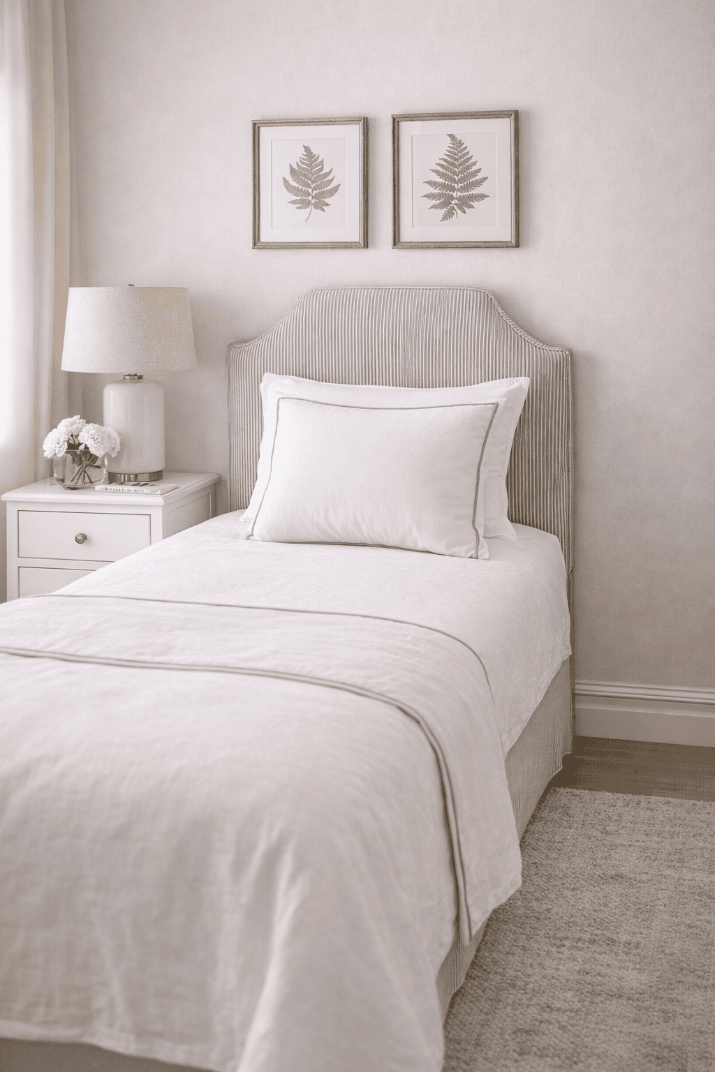 Lined Twin XL Headboard